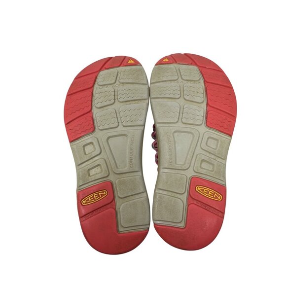Keen Womens Uneek Sandals Pink & Gray Braided Slip On Sandals Size 7.5 - Picture 11 of 12